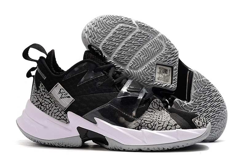 2020 Air Jordan Why Not Zero.3 Black Grey White Shoes